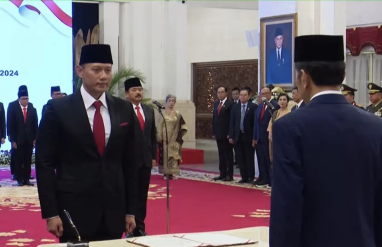 Tadi, Dilantik Menteri ATR/BPN, AHY Diwarisi Berantas Mafia Tanah di Jatim