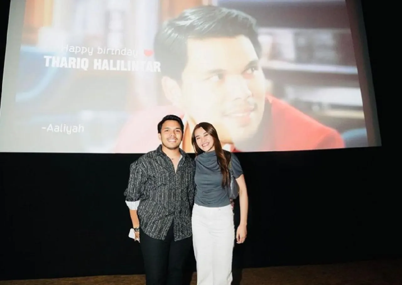 So Sweet di Ultah Thariq Halilintar, Aaliyah Massaid Sewa 1 Teater Bioskop dan Kado Jam Tangan Mewah