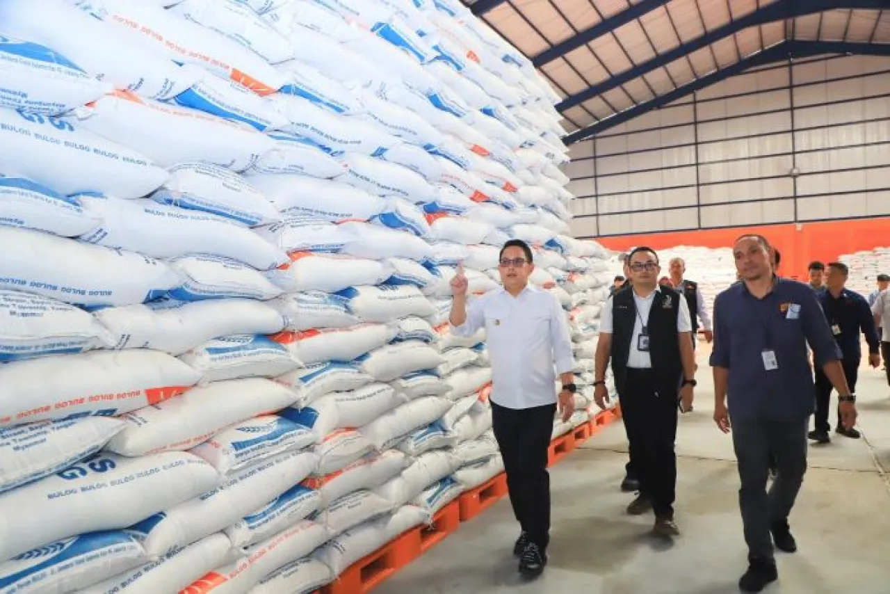 Stok Beras di Jatim Dipastikan Aman