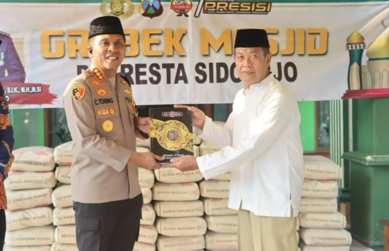 Polresta Sidoarjo Kirim Bantuan untuk Korban Banjir Demak