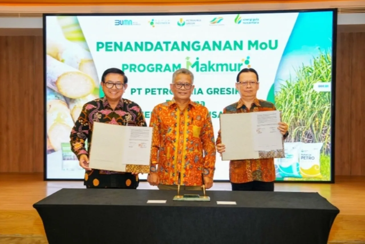 Dorong Produktivitas Tebu, Petrokimia Gresik Perkuat Kerjasama Program Makmur Bersama SGN