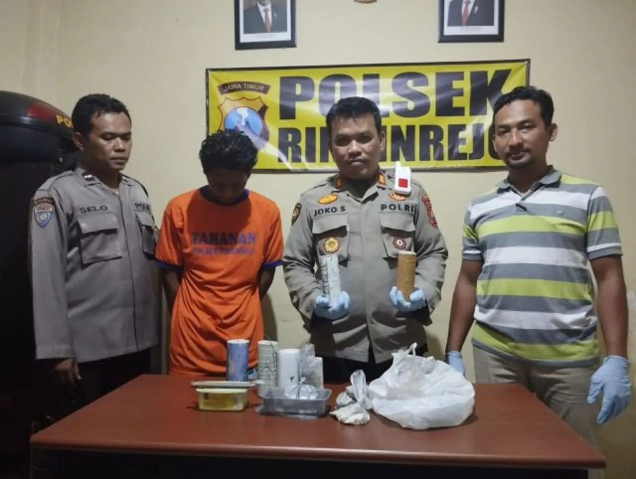 Racik Mercon, Warga Kediri Diringkus Polisi
