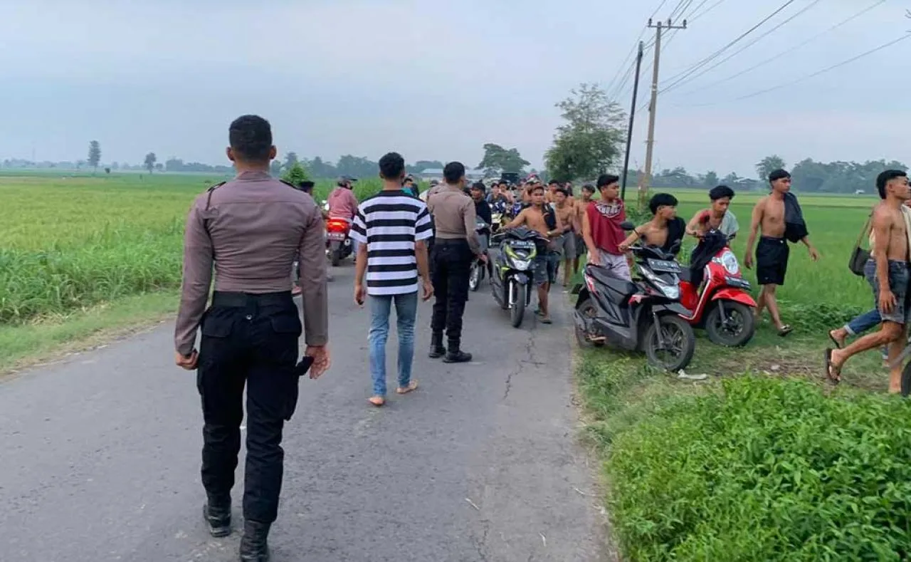 Razia Balap Liar, Puluhan Kendaraan Diamankan