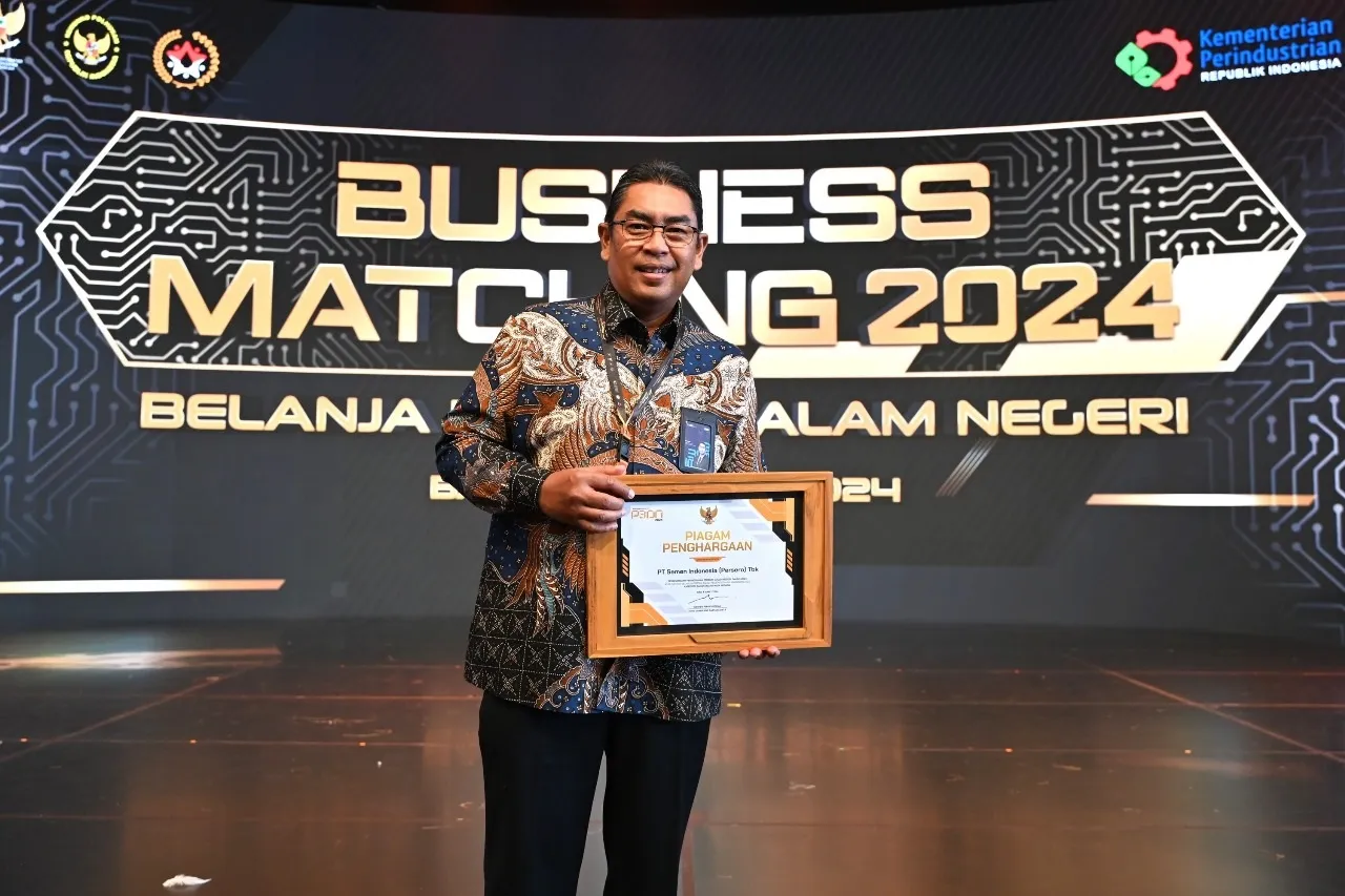 Belanja TKDN Naik Rp23,7 Triliun, SIG Raih Apresiasi P3DN Terbaik dari Kementerian Perindustrian