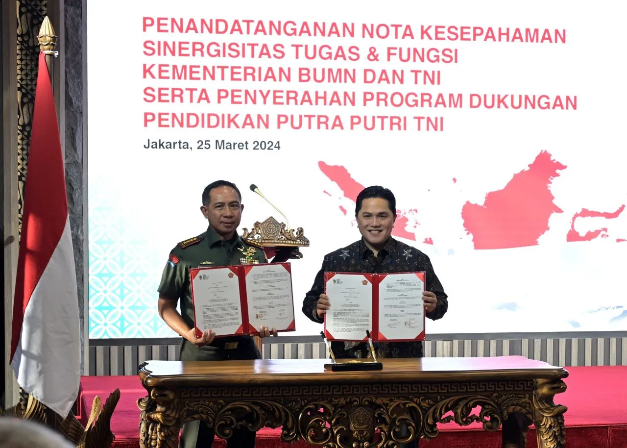 Dukung Sinergi Kementerian BUMN dan TNI, PLN Maksimalkan Sumber Daya Hingga Pengamanan Aset