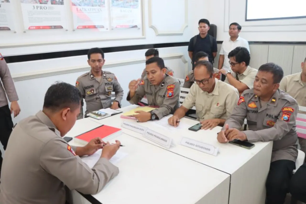 Supervisi Operasi Pekat Semeru 2024 Polres Pasuruan Kota