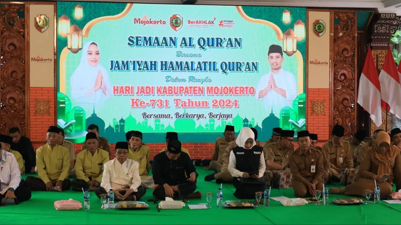 Bupati Gelar Sema'an Alquran Jelang Hari Jadi Kabupaten Mojokerto