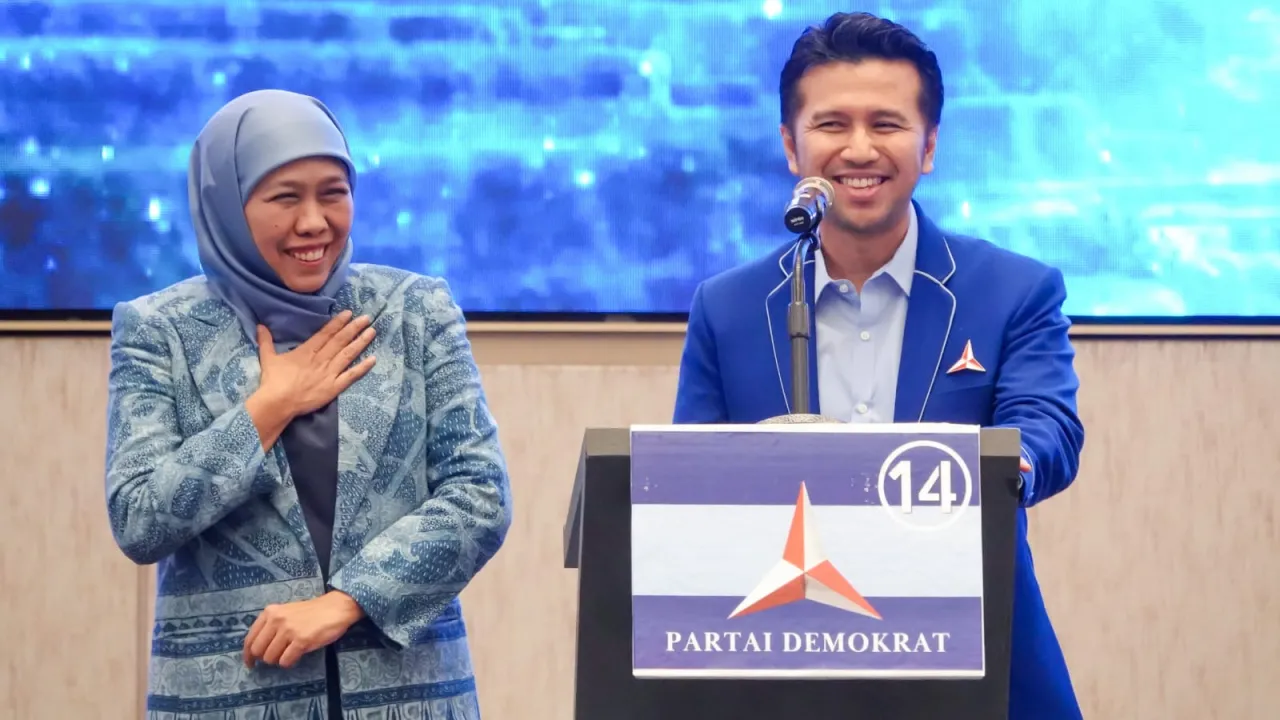 Demokrat Optimistis Khofifah Kembali Gandeng Emil Dardak