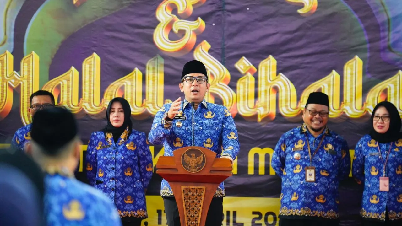 Pimpin Apel Pagi Pasca Libur Lebaran, Pj Ali Kuncoro Ingatkan PR Sudah Menanti
