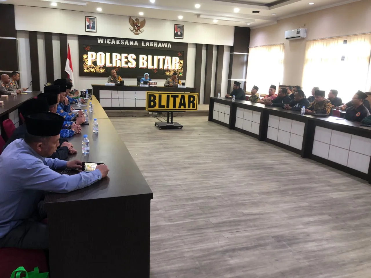Bupati Bersama Forpimda Blitar Gelar Pertemuan dengan Pengurus Perguruan Silat se Blitar Raya