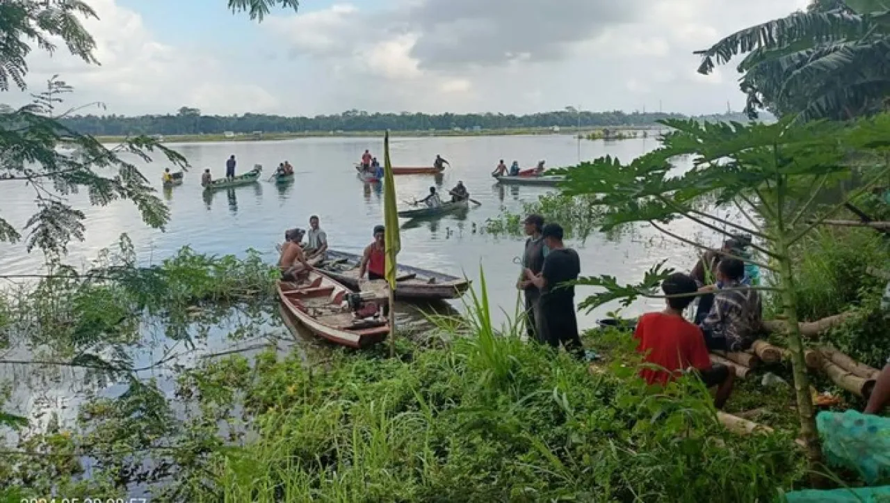 Perahu Tenggelam, 2 Pemancing Tewas di Sungai Brantas