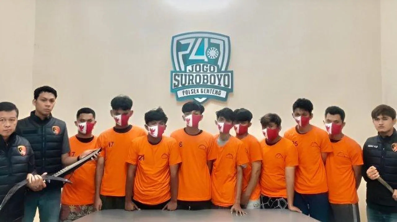 9 Remaja Ditetapkan Jadi Tersangka Pengeroyokan, 5 DPO