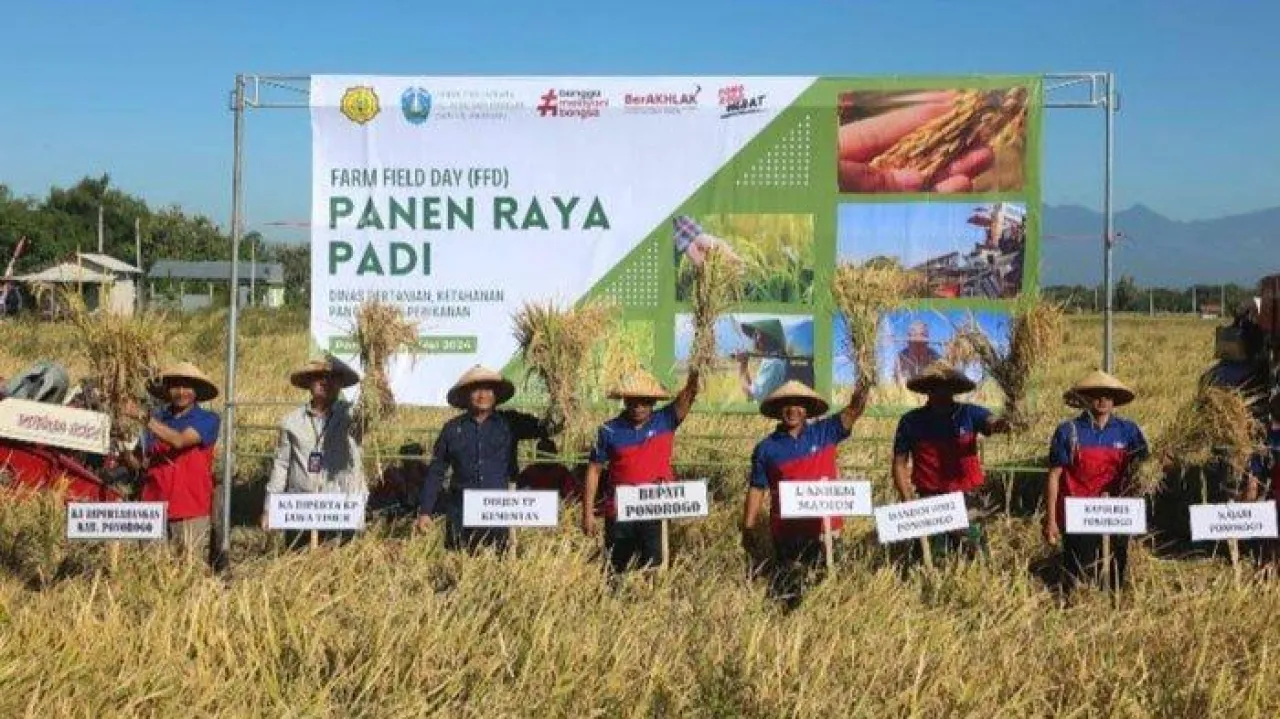 Kang Giri Hadiri Panen Raya di Desa Pondok