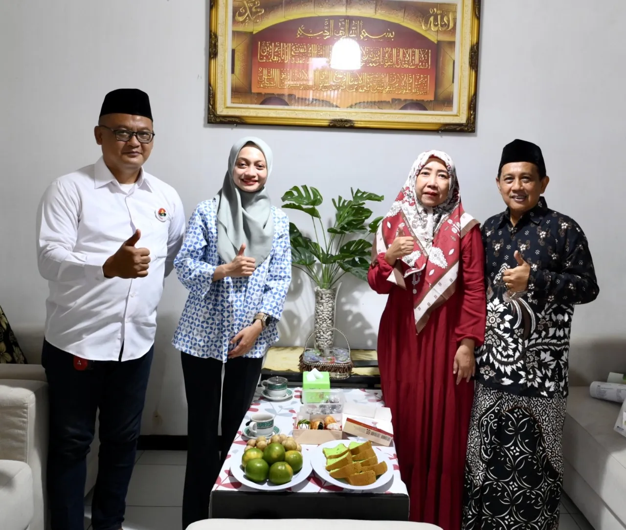 Maju di Pilwali Kota Kediri, Mbak Vinanda Silaturahmi ke Ketua PPP Kota Kediri
