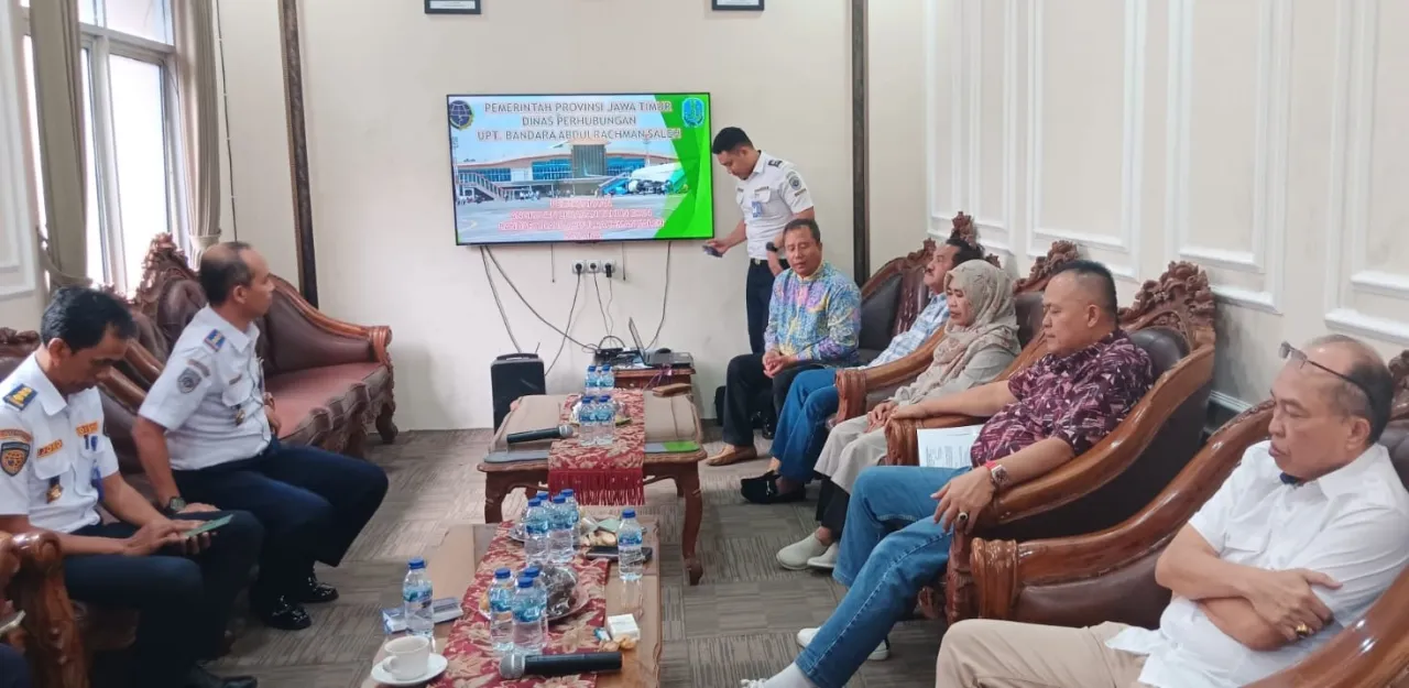 Bandara Abdul Rachman Saleh Malang Sukses Layani Mudik, Komisi D Apresiasi Dishub Jatim