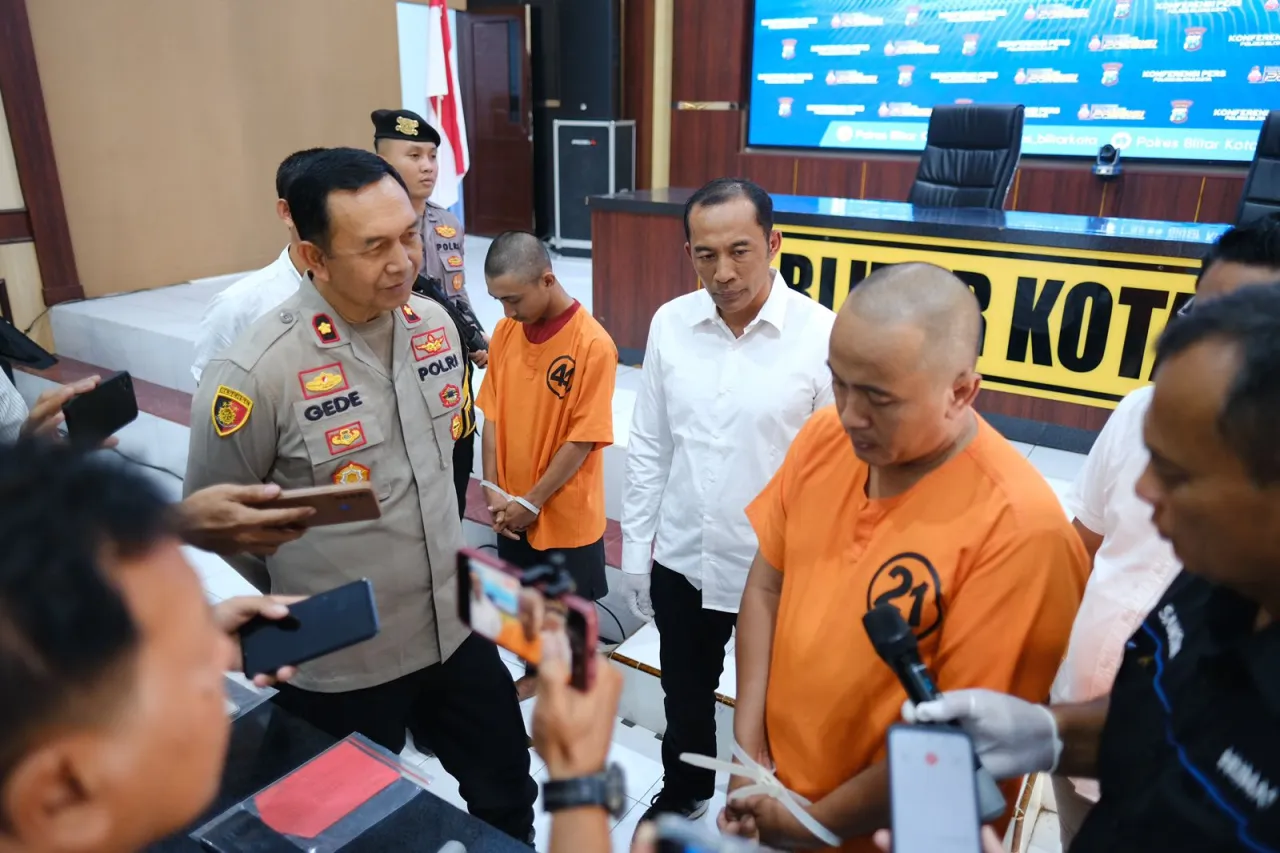 Kurun Waktu Sepekan, Polres Blitar Kota Bekuk Dua Pelaku Curanmor