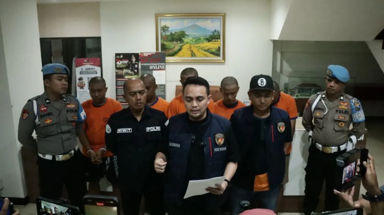 Polres Gresik Tangkap Komplotan Pesilat yang Keroyok Pemuda Sidoarjo Sampai Tewas
