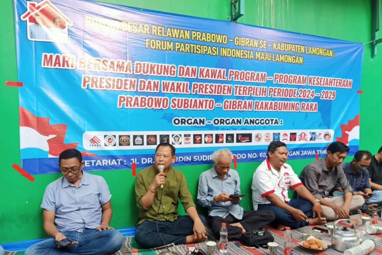 Kaji Ghofur Sambangi Relawan Prabowo-Gibran, Relawan Segera Bersurat ke Presiden Terpilih