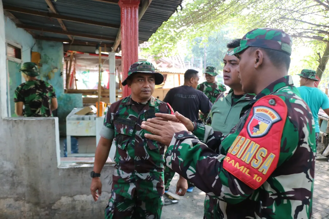 Bangun Rumah Layak Huni, Komitmen Dansatgas TMMD ke-120 Kodim 0816/Sidoarjo Wujudkan Harapan Masyarakat