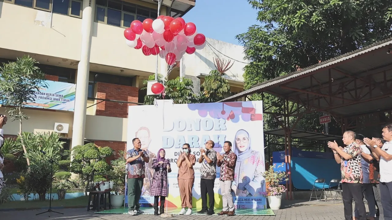 Peringati Harkitnas Ke-116, Dinsos Jatim Gelar Donor Darah