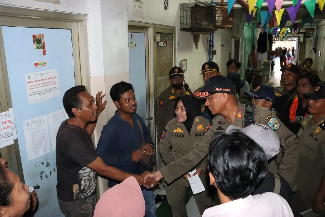 Pemprov Jatim Siapkan Penampungan Sementara untuk 43 KK yang Ditertibkan dari Rusunawa Gunungsari