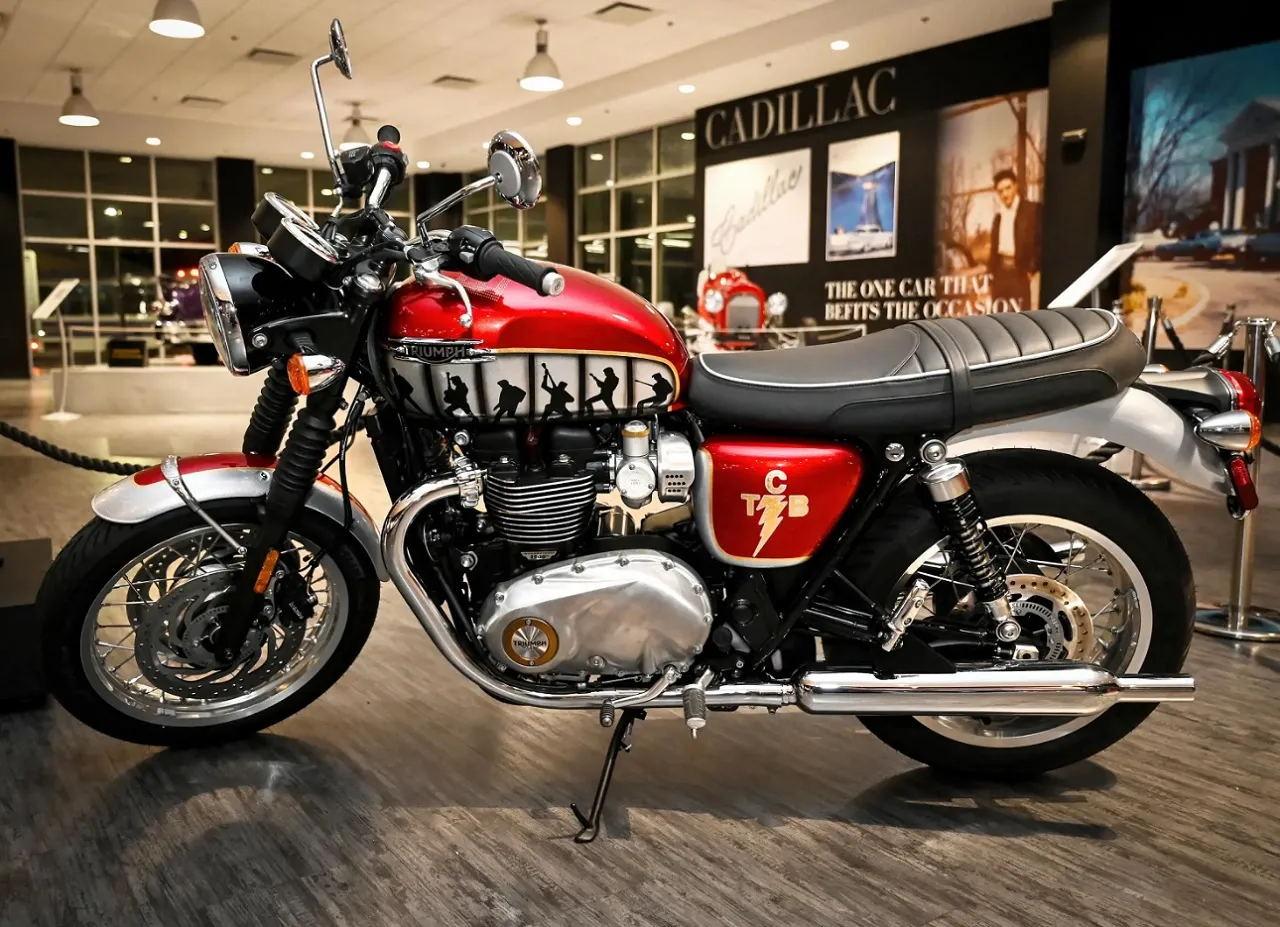 Tampil Ikonik, Bonneville T120 Elvis Presley hanya Diproduksi 925 Unit Saja