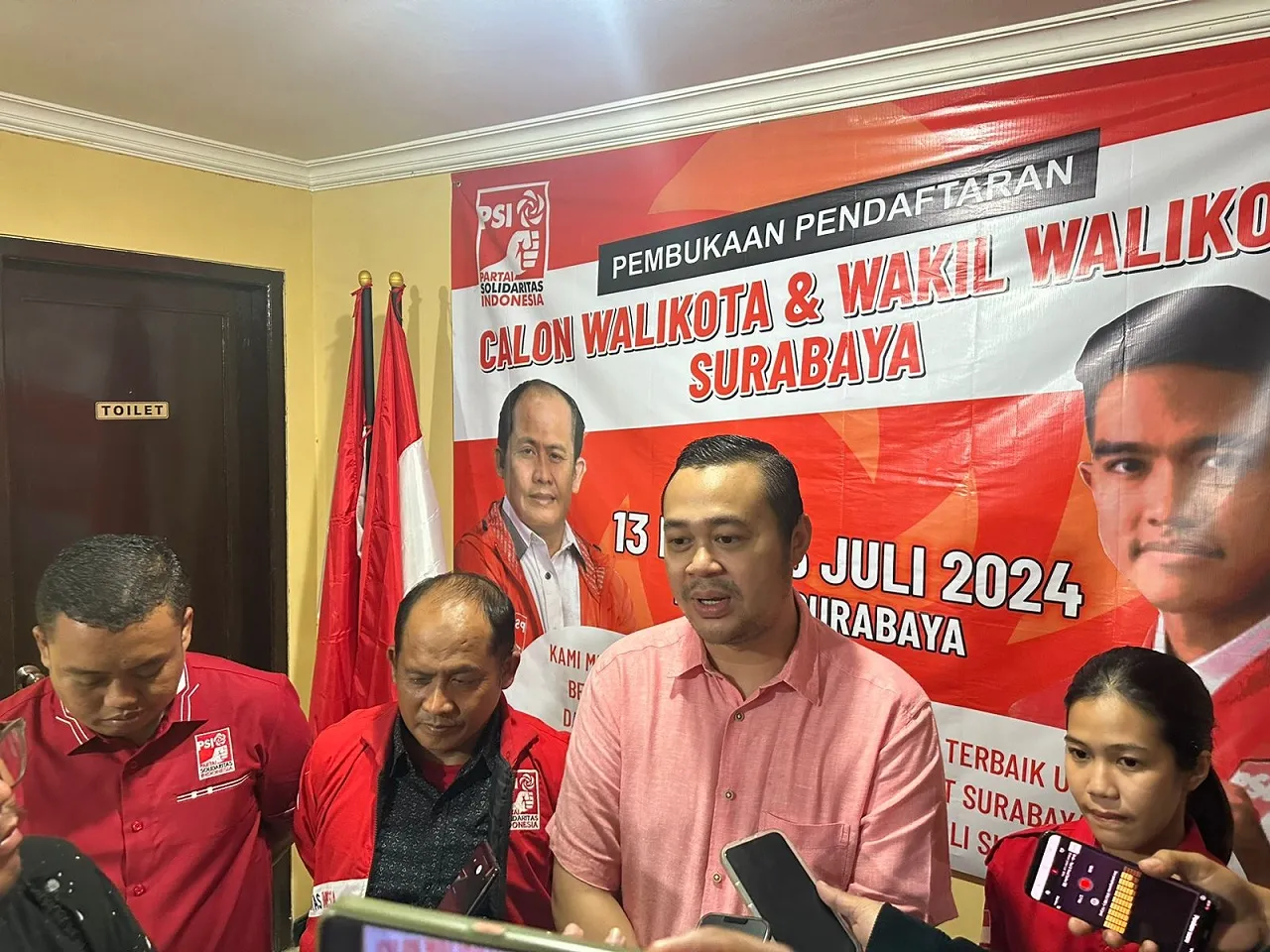 Daftar Walikota Surabaya, PSI Sebut Bro Bayu Airlangga Milenial Pro Rakyat