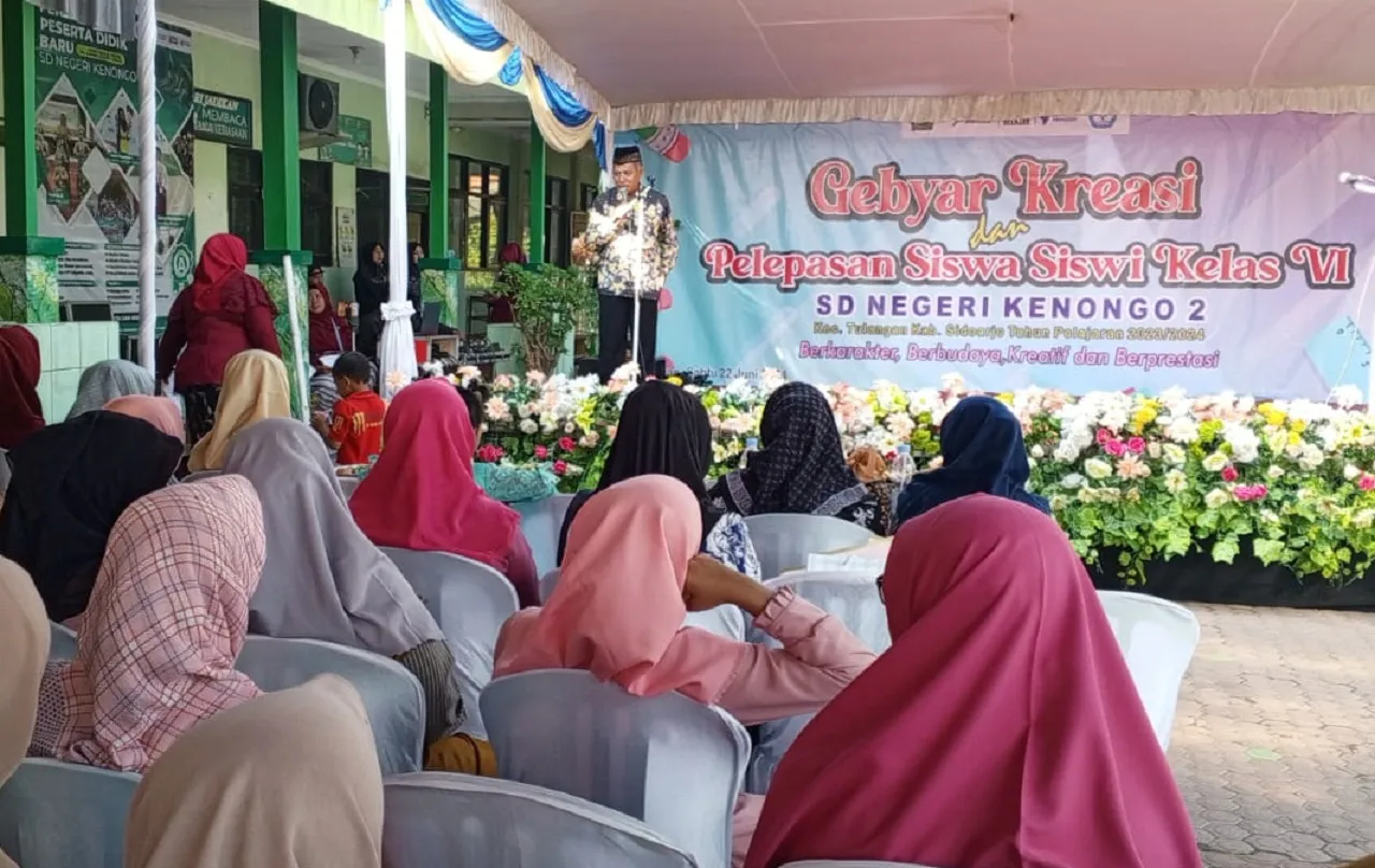 SDN Kenongo 2 Tulangan, Gelar Purnawiyata Dimeriahkan Gebyar Kreasi