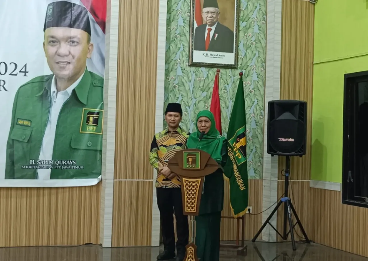 Pilgub Jatim, PPP Resmi Dukungan Khofifah-Emil Dardak