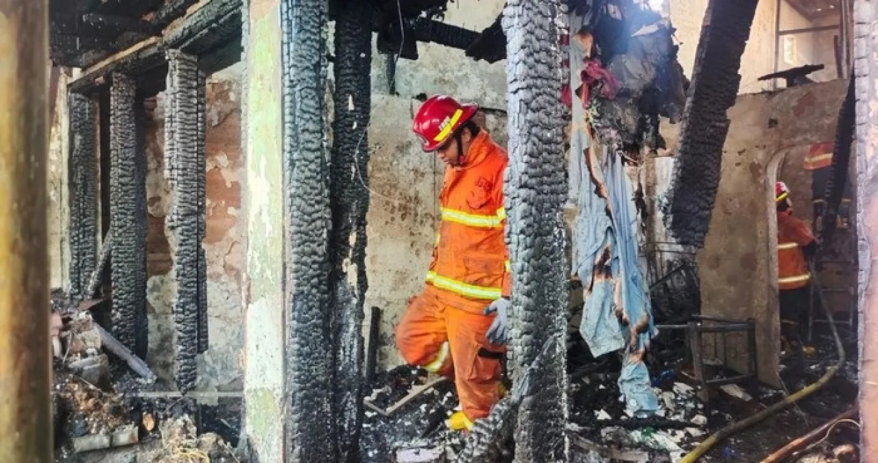 4 Ruko di Malang Ludes Terbakar