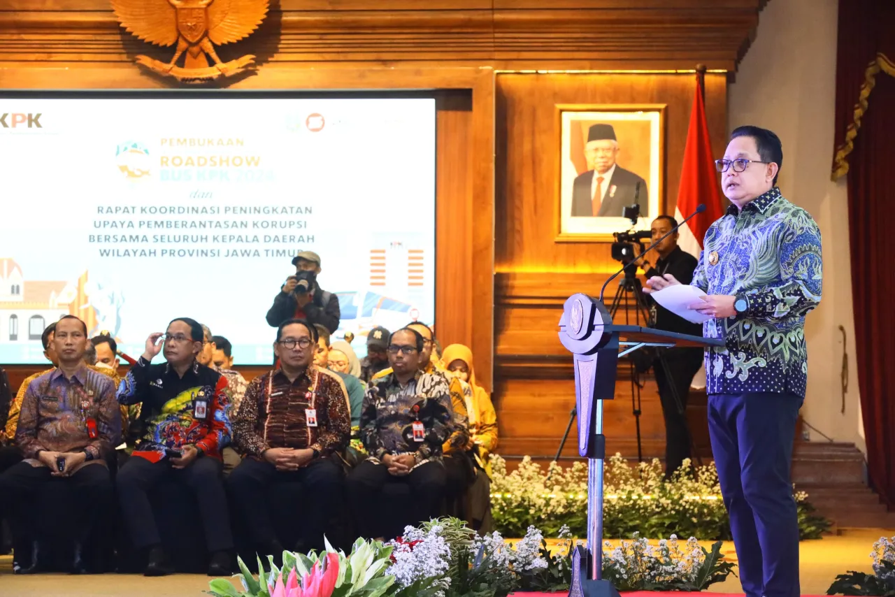 Antisipasi Politik Uang Jelang Pilkada, Bus Antikorupsi KPK Sambangi Surabaya