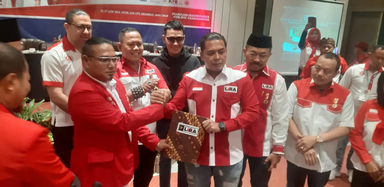 Rapimnas, Syamsudin Terpilih Jabat Gubernur LSM - LIRA Jatim