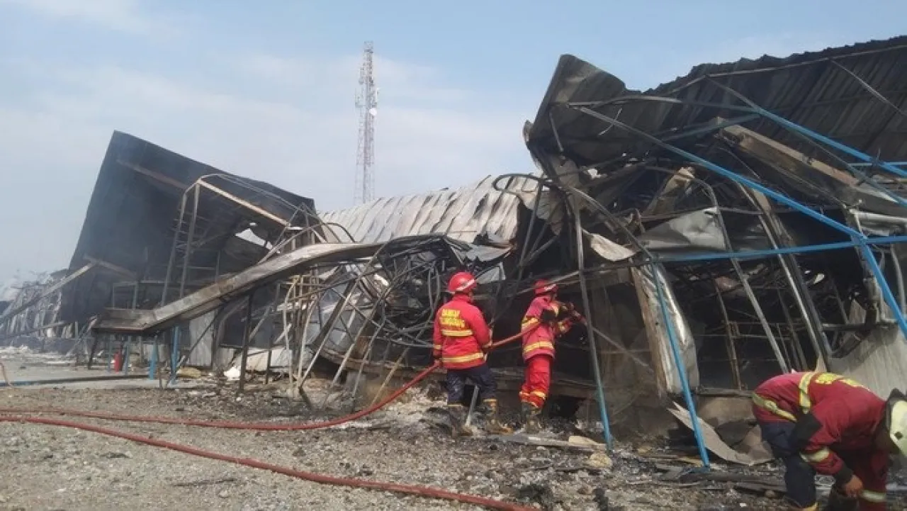Diduga Konsleting Listrik, Kandang Ayam Ludes Terbakar
