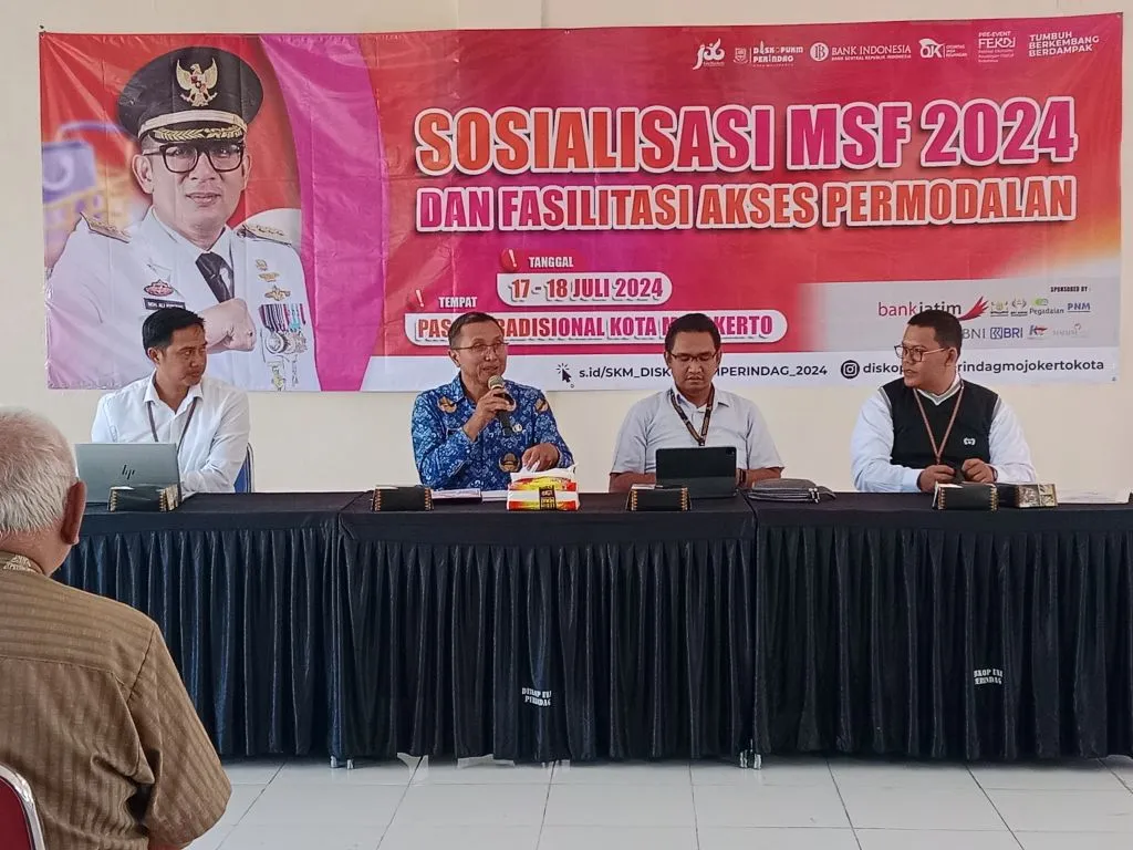 Pemkot Mojokerto Dorong Perluasan Transaksi Non Tunai di Tiga Pasar Tradisional