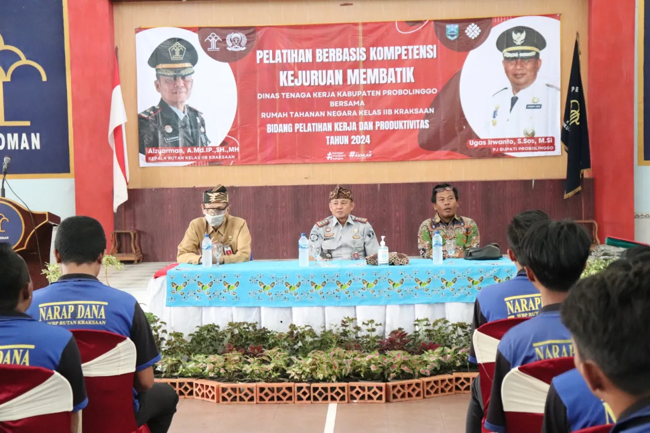 Disnaker Probolinggo Latih Puluhan Napi Membatik