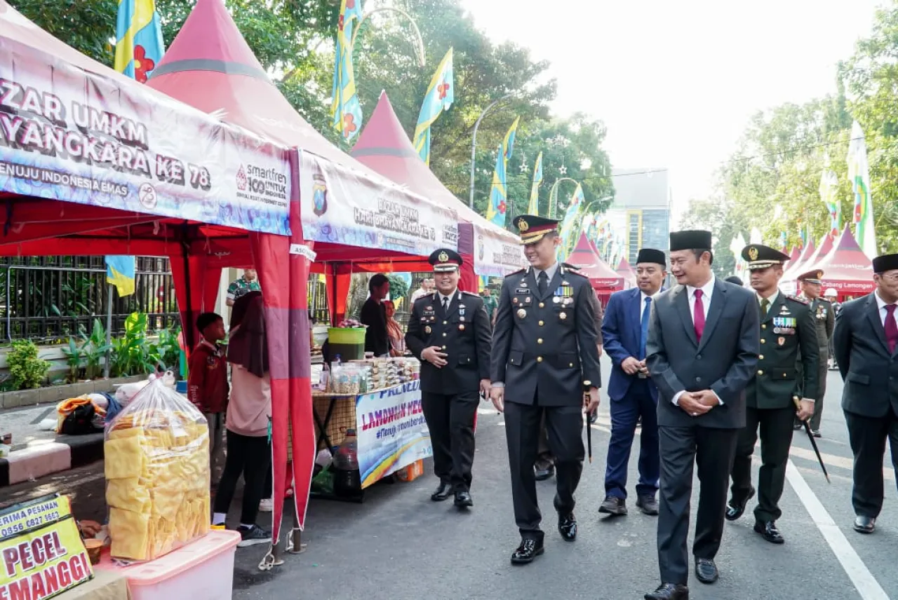 Mantapkan Sinergi Bersama Polri untuk Stabilitas Lamongan