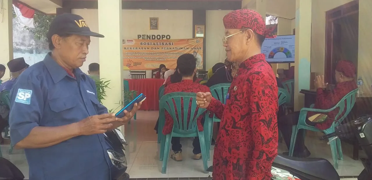 Apresiasi Pj Kepala Desa Pamolokan Terhadap Kegiatan Dinsos P3A Kab. Sumenep