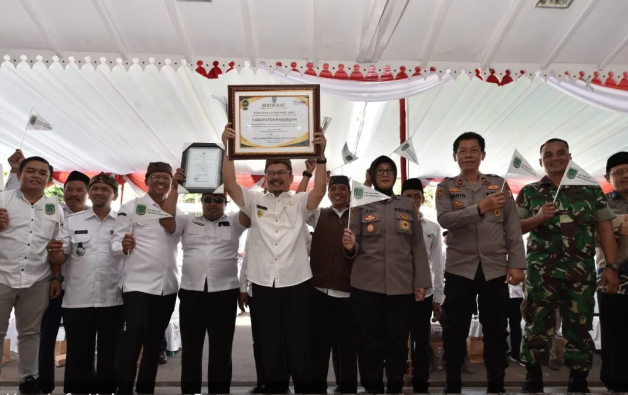 Pemerintah Kabupaten Pasuruan Capai 100 Persen ODF