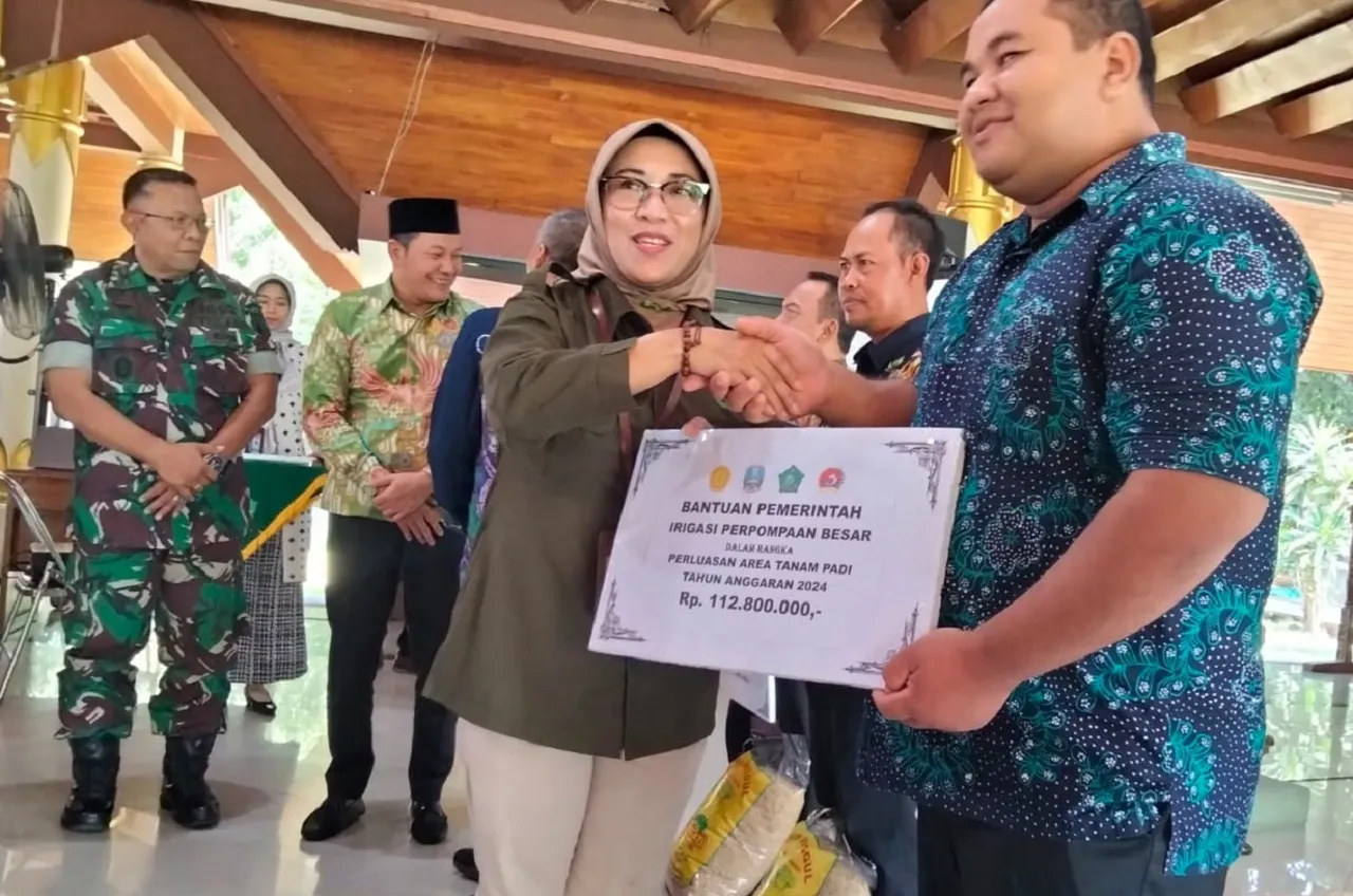 Antisipasi Kekeringan, Pemkab Sidoarjo Salurkan 90 Titik Pompa Besar untuk Petani