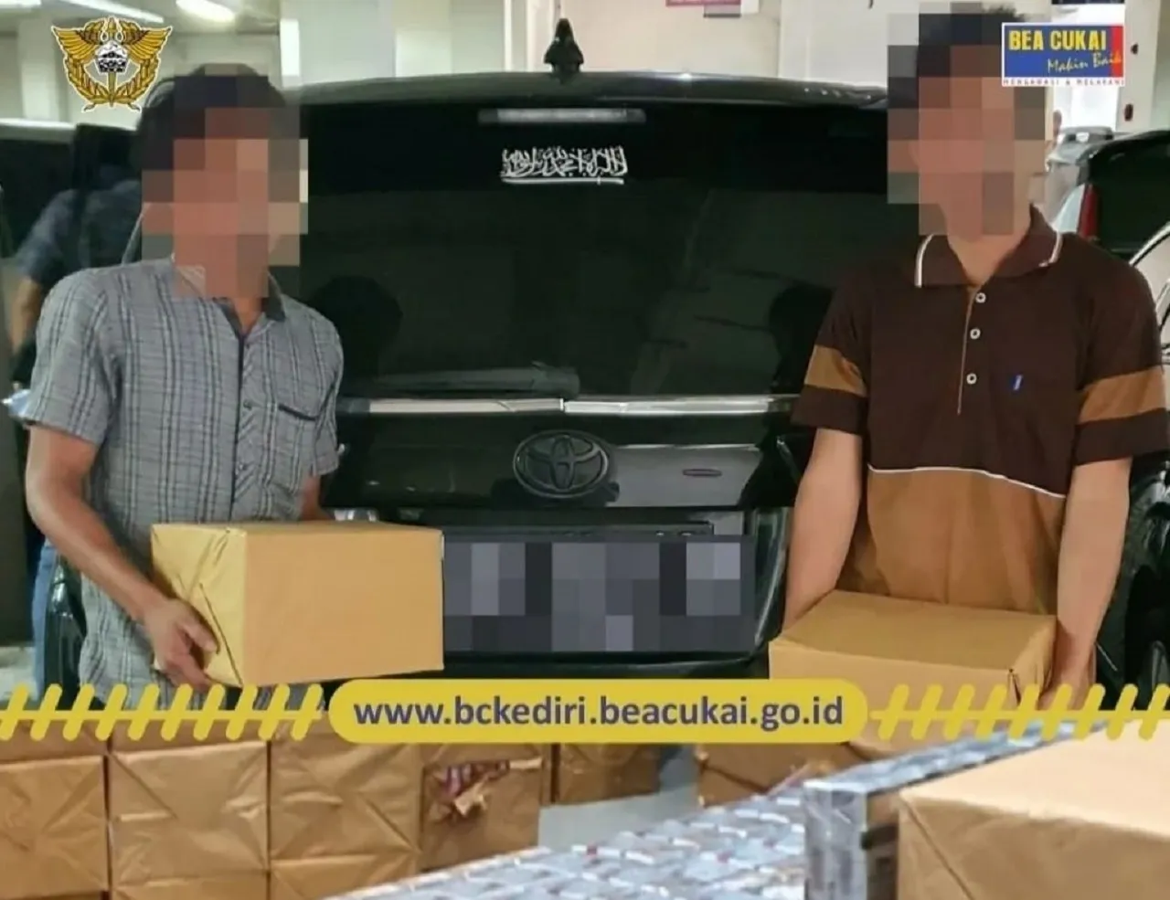 Bea Cukai Gagalkan Pengiriman Rokok Ilegal Senilai Rp 416 Juta di Tol Jombang