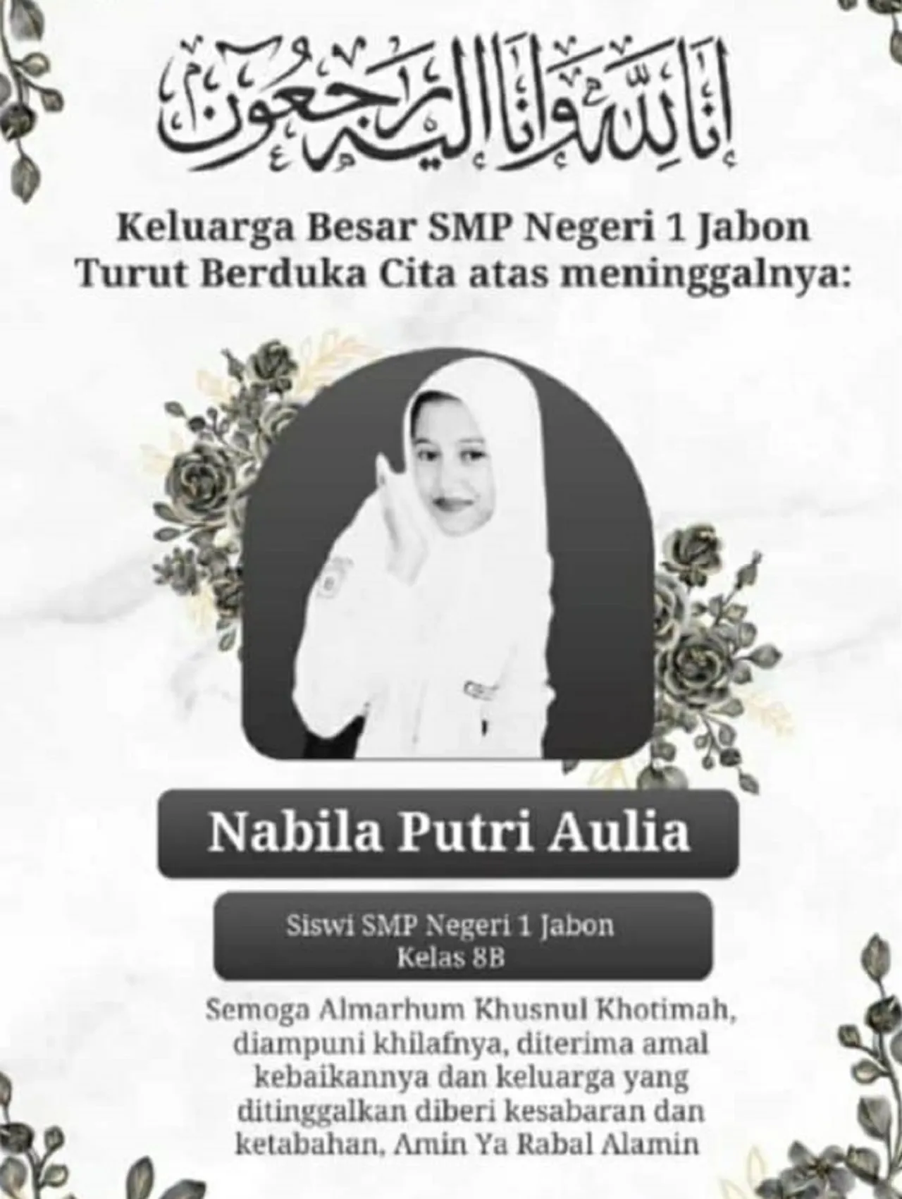Sempat Dirawat 3 Hari di RSUD Sidoarjo, Pelajar Korban Kecelakaan Meninggal Dunia