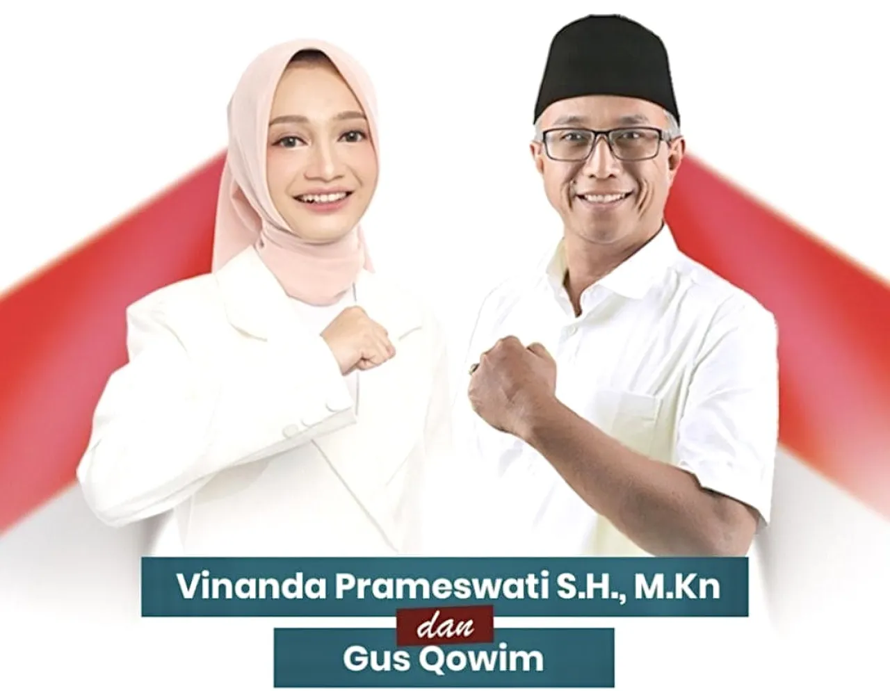 Semangat Perubahan untuk Kota Kediri, Mbak Vinanda - Gus Qowim Diusung Koalisi Besar