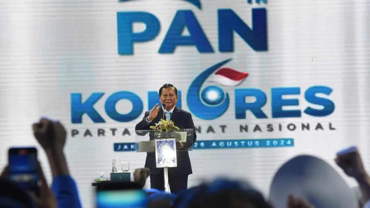Isu Retak dengan Jokowi, Diungkap Prabowo di Kongres PAN