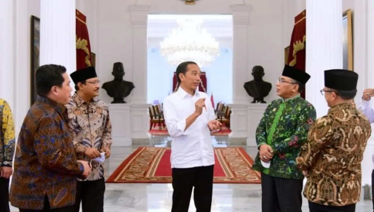 Pengurus PBNU Hadap Jokowi, Janji Investasi di IKN Rp Rp 2-3 triliun