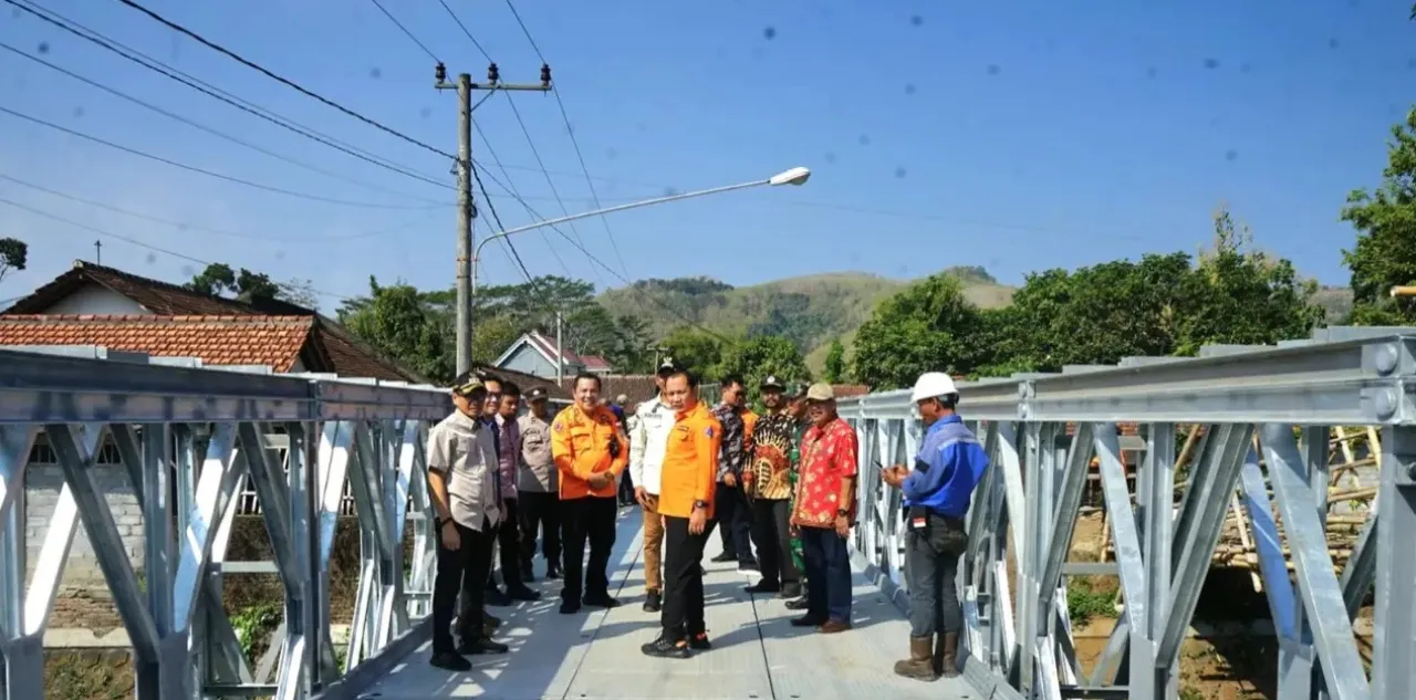 Jembatan di Tulungagung Ambrol, Pemprov Jatim Gerak Cepat