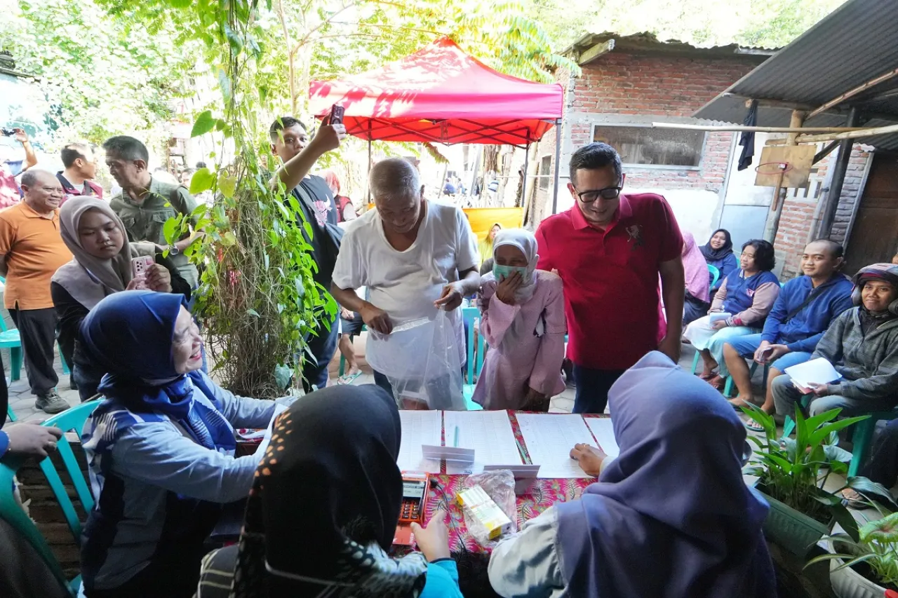 BPNT APBD Juli Cair, Pj Ali Kuncoro Cek Penyaluran di e-Waroeng