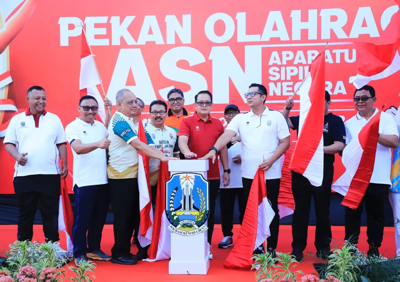 Buka Pekan Olahraga ASN Pemprov Jatim, Pj Gubernur Adhy Pacu Semangat Kebersamaan untuk Tingkatkan