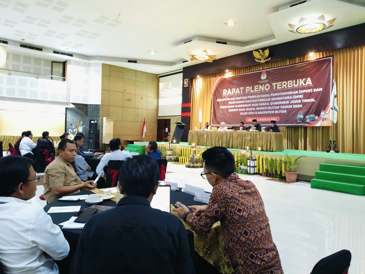Kawal Data Pemilih, Bawaslu Kabupaten Blitar Gelar Rapat Pleno DPHP Tingkat Kabupaten