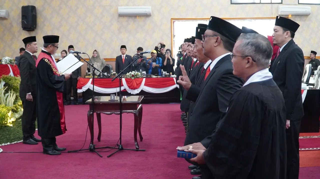 25 Anggota DPRD Kota Blitar Periode 2024-2029 Dilantik