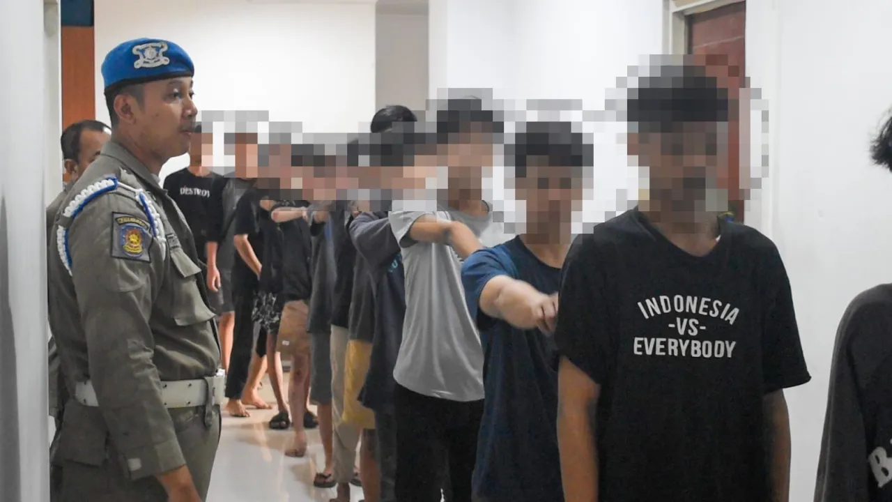 Belasan Remaja Surabaya Jalani Pembinaan Sosial di Liponsos Keputih Usai Tertangkap Hendak Tawuran